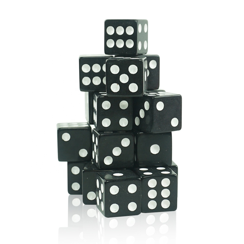 Quality Acrylic Game Dice Black