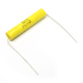 Topmay 1, 000 a 3, 000V DC amarelo tipo Axial Capacitor filme de poliéster metalizado