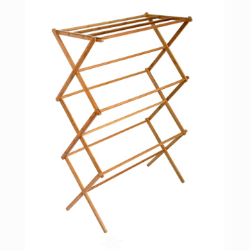 Foldable wooden Clothes Drying Rack Bath Towel Holder