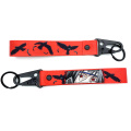 Fashion Cheap Custom Printed Anime Wrist Lanyard