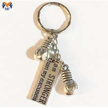 Souvenir Customized Logo Boxing Metal Keychain