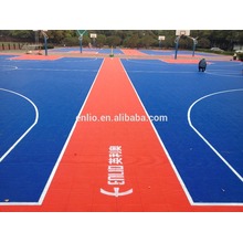 Males de campo de baloncesto de enclavamiento al aire libre