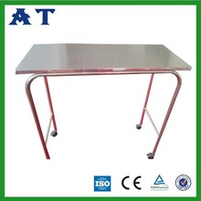 Modern Stainless Steel Gantry Tables with Wheels