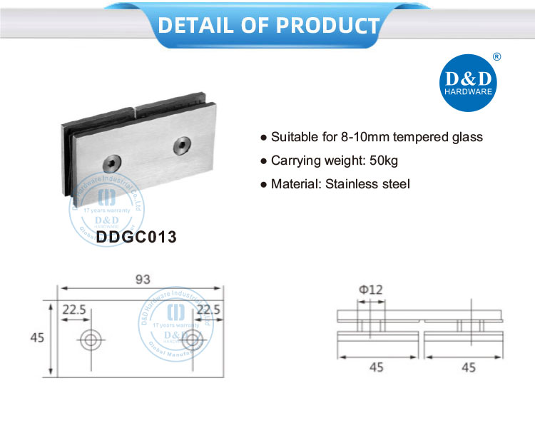 shower screen glass clips shower screen glass clips