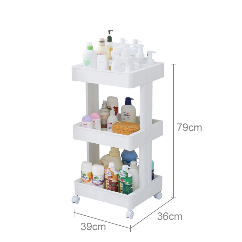 Plastic storage shelf