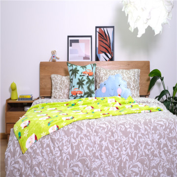 Christmas Series Printed Children's Flannel Coral Blankets