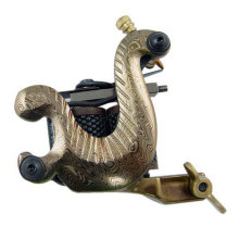 Damascus Steel Tattoo Machine 10Wrap