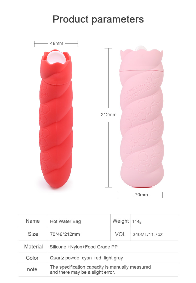 silicone hot water bags