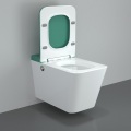 Samt-Toilettensitz wirtschaftliche Toilette mit mauerhuhner montierter Badezimmer Keramik-Toilette