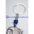 Shambhala alloy elephant amulet evil eye keychain