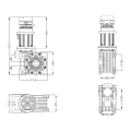 Porta de alta velocidade servo motor ac 220 v