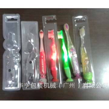 Custom plastic toothbrush packing box (PVC tray)