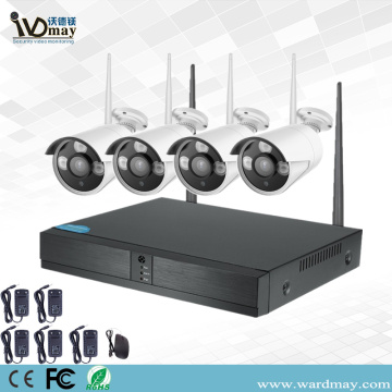 CCTV 4CH 1.0MP Wireless WiFi NVR-System