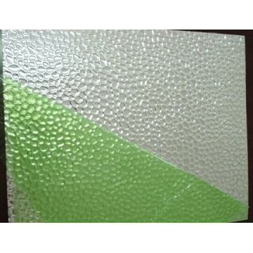 Embossed aluminum sheet for grow light reflector