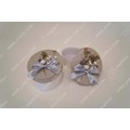 Butterfly-knot Decorated Light Gray Jewelry Box