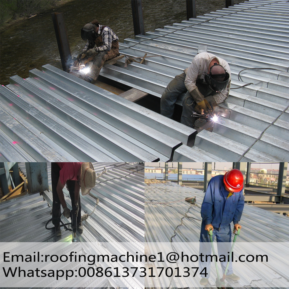 application of floor deck panel