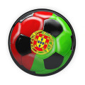 Portugal Soccer Flag Lapel Pin With Epoxy