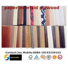Brilliant Flower Design Paper Overlaid Plywood/Paper Plywood/Paper Laminated Plywood