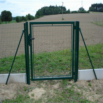 powder coated high quality single gate with lock