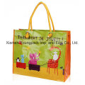 Custom Printed Laminated Woven PP Recycling Tote Bag