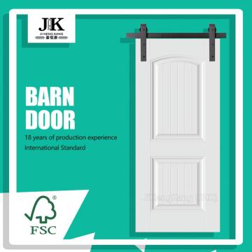 JHK-S04 Panel Puerta de grano blanco Puerta corrediza Barnwood Puerta de ducha