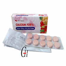 Comprimés de calcium et vitamine D3