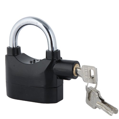 black color padlock