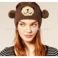 Hot selling knit design winter beanie women caps hats