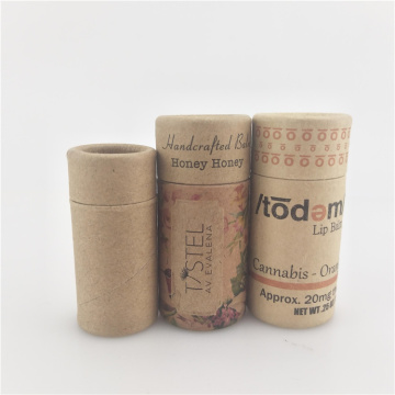 Recycled Cylinder Lip Gloss Tube Packing Box