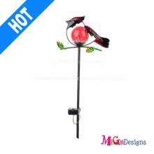 Lovely Bird Yard Solar Lights Garden Metal Stake