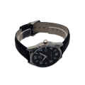 Simple Black Dial Leather Casual Lady Watch