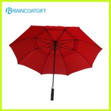 Doble Canopy 30inch derecho paraguas de golf Rum0704-01