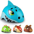 Cute 3D cartoon PC shell casco bicicleta casco niños animal casco