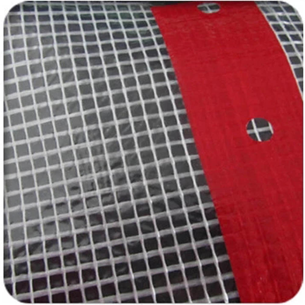 Red Eyelet Band Scaffold Sheeting Cover