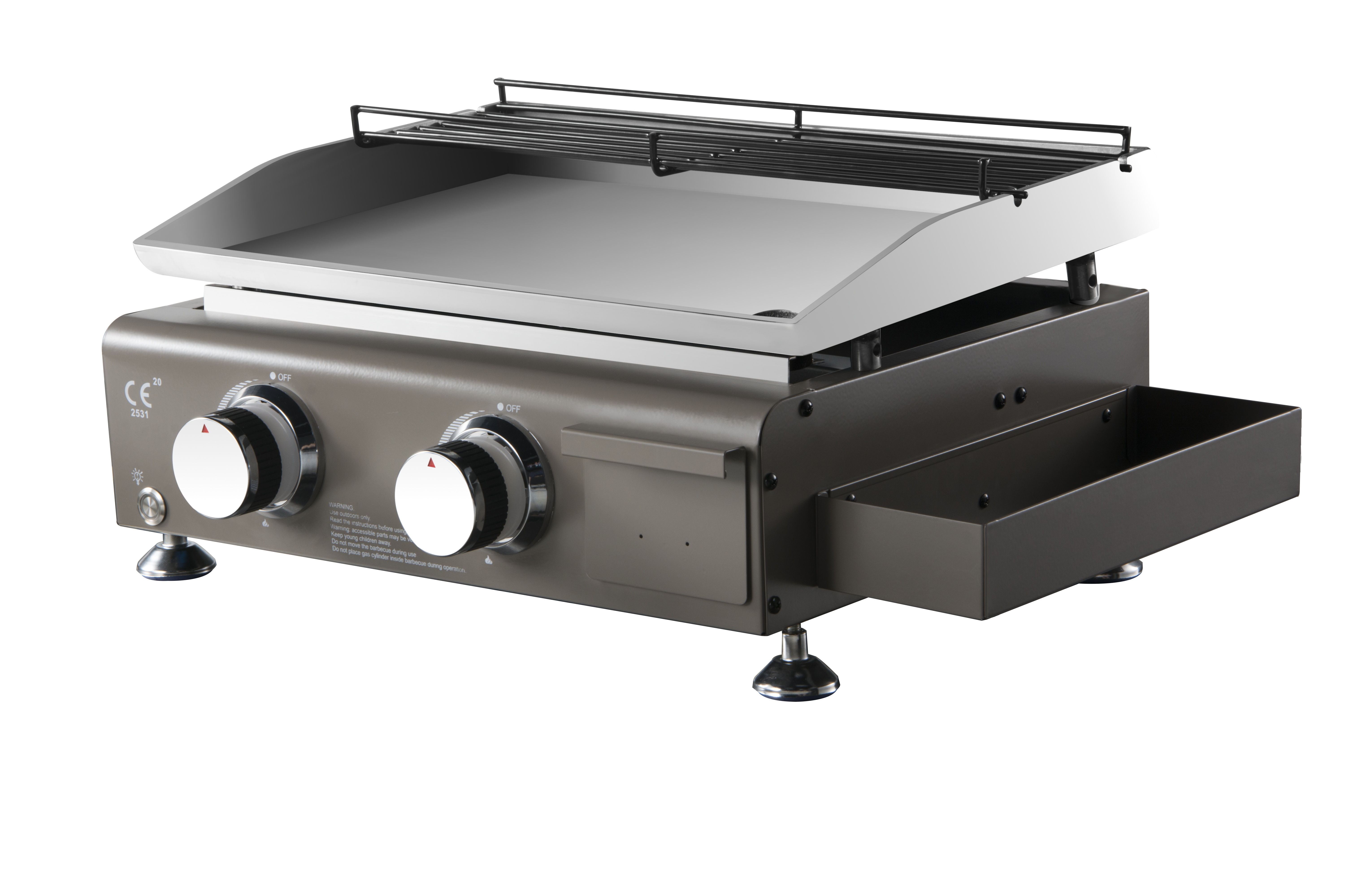 2 Burner Flat Top Griddle