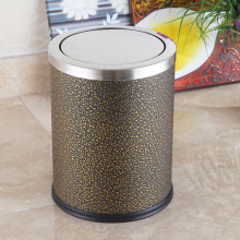 12L Round Stainless Steel Swing Waste Bin (F-12LF)