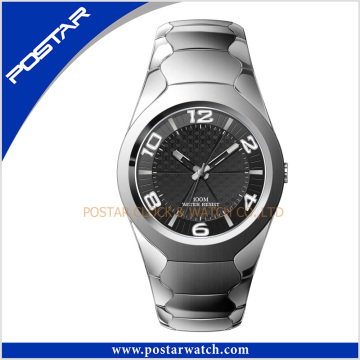 Shenzhen Mmanufacturer Latest Quartz Tungsten Steel Watch with Good Qualtiy