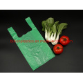 HDPE пластиковый носитель Gusset Bag футболка мешок для рубашки пластиковая сумка пакета спасибо мешок футболки