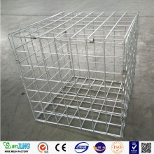 Galvanizado de retención de alambre de hierro Mesh Gabion Box Kenia