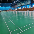 Pavimento deportivo de pvc verde para cancha de bádminton