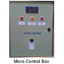 Caixa de controle elétrico para armazenamento a frio de pequeno e médio porte