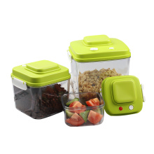 Vacuum Coffee Canister Plastic Container With Lid