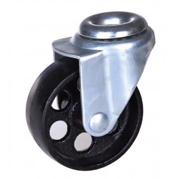 3'' hollow kingpin steel casters