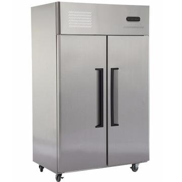 Double Door Commercial Upright Stainless Steel Freezer