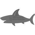 Cartoon BPA Free Shark Form Silikon-Lesezeichen