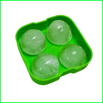 Plateau de boule de glace de silicone de moule de glace approuvé par la FDA