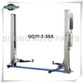 Two Post Lift GQJY-2-38A Car Lift Two Cylinder Driving System Double Safety Locks