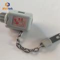 Plastic Supermarket shopping trolley Coin Lock