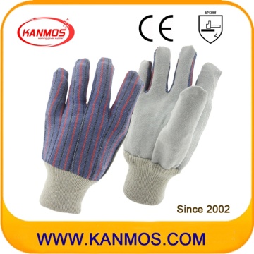 Cheapest Cowhide Split Leather Industrial Hand Safety Work Gloves (110201)