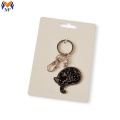 Cheap metal keyring with lobster clasp